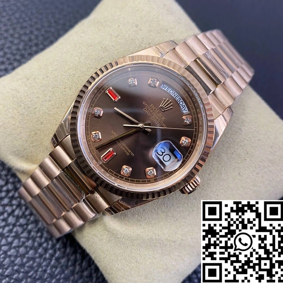 Rolex Day 118235 Gold Rose Date Factory EW 0106